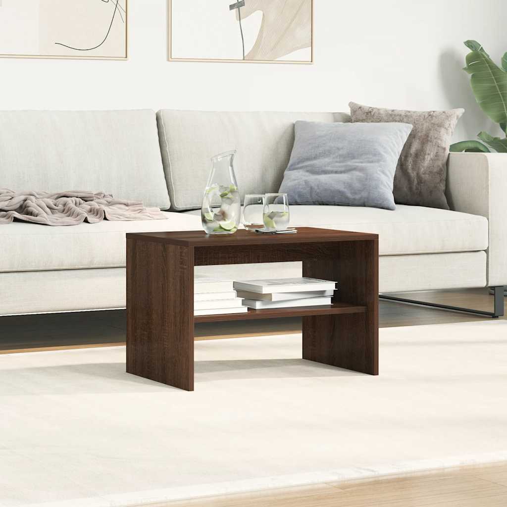 Meuble TV chêne marron 60x40x40 cm bois d'ingénierie - XIOS