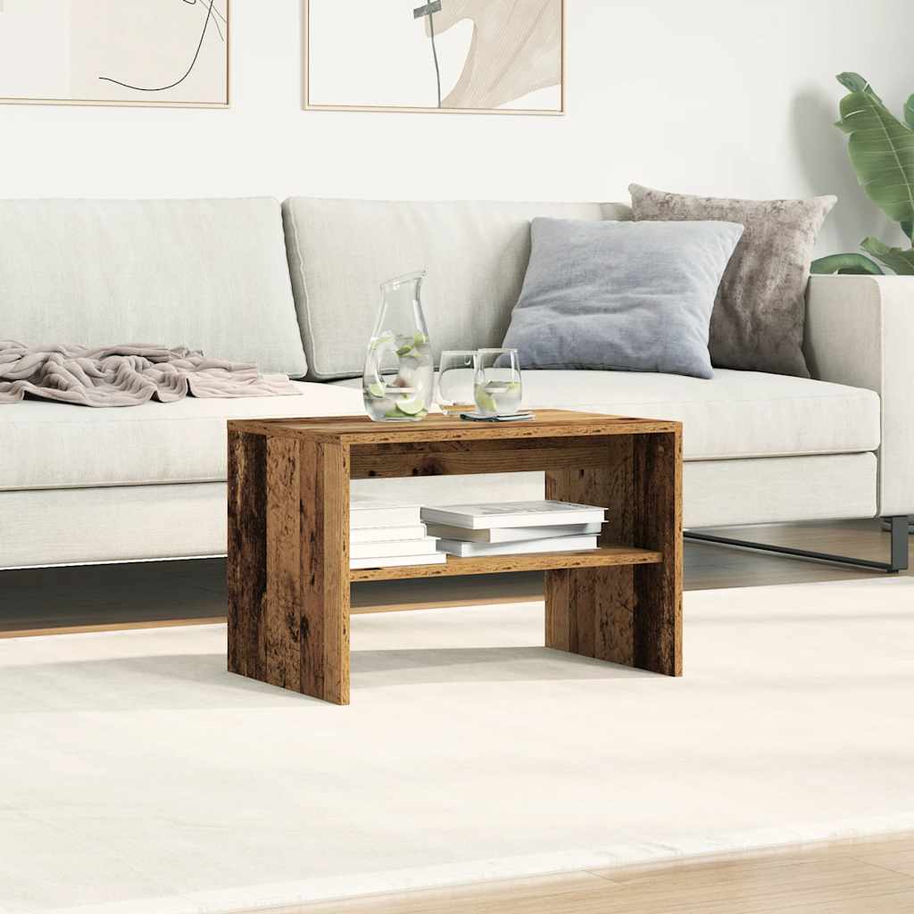 Meuble TV vieux bois 60x40x40 cm bois d'ingénierie - XIOS