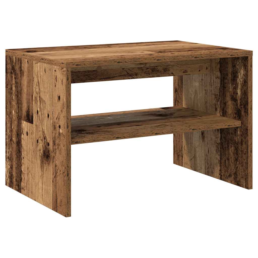 Meuble TV vieux bois 60x40x40 cm bois d'ingénierie - XIOS