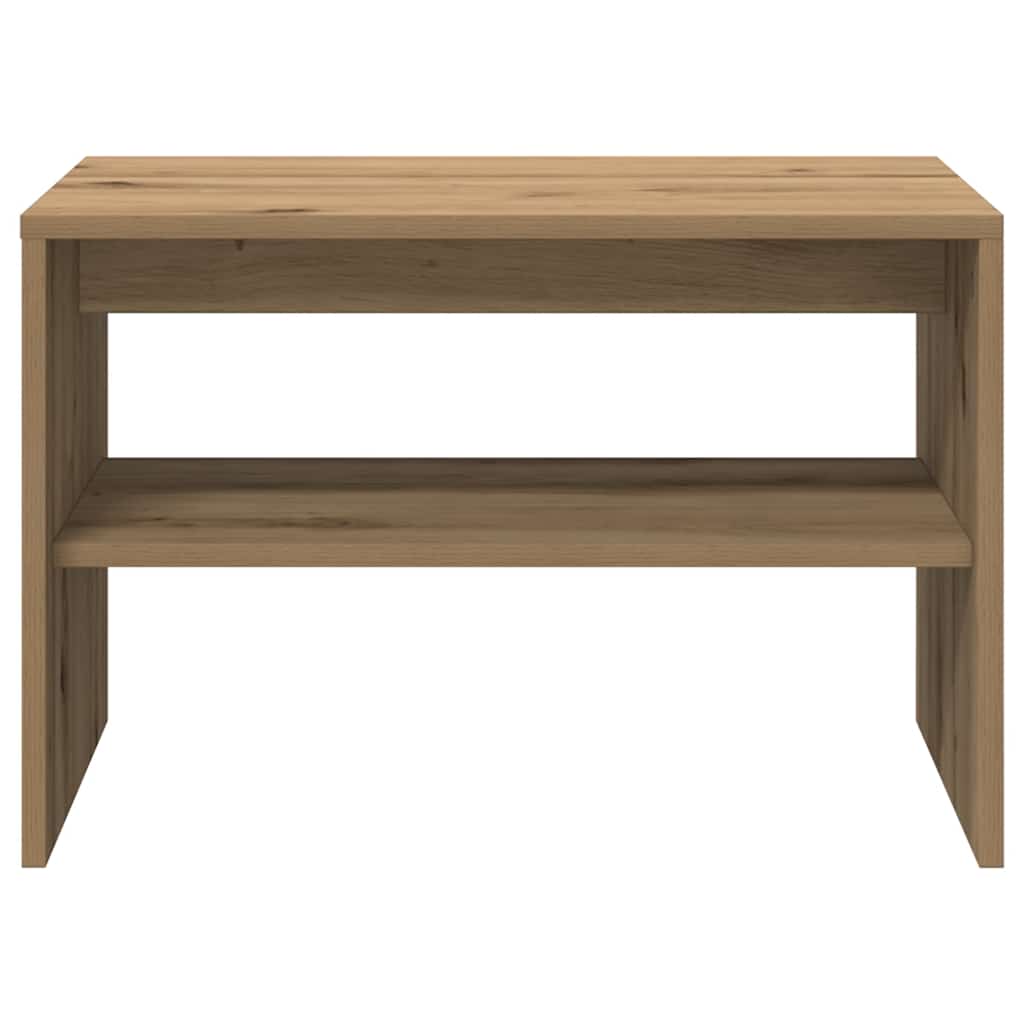 Meuble TV chêne artisanal 60x40x40 cm bois d'ingénierie - XIOS