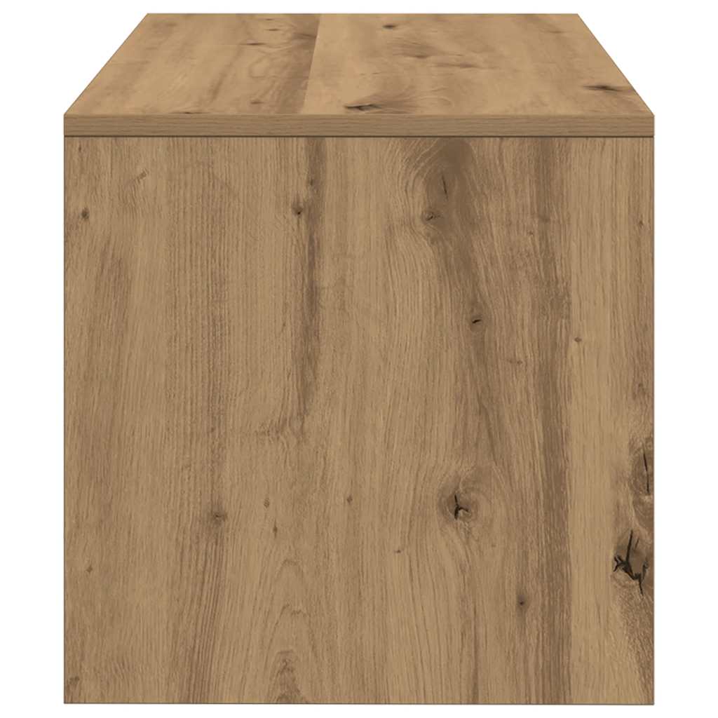Meuble TV chêne artisanal 60x40x40 cm bois d'ingénierie - XIOS