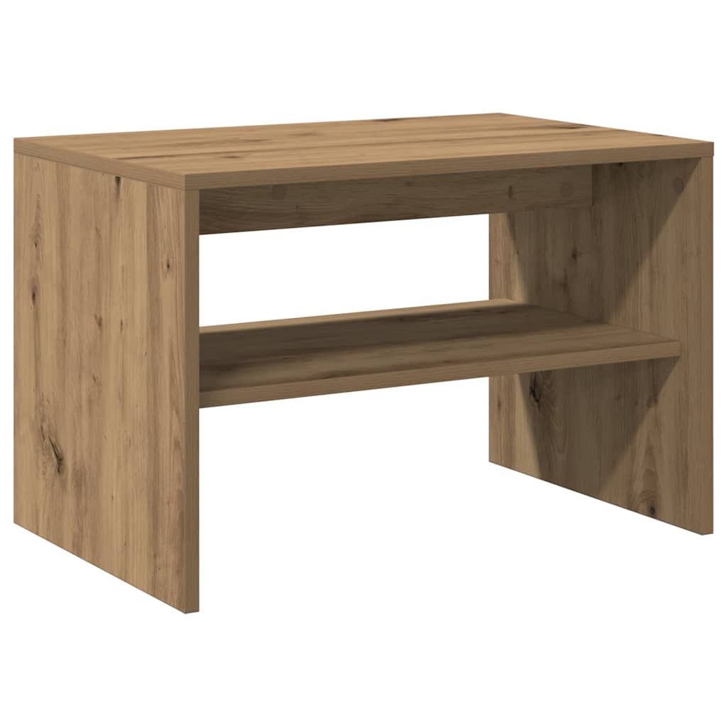Meuble TV chêne artisanal 60x40x40 cm bois d'ingénierie - XIOS