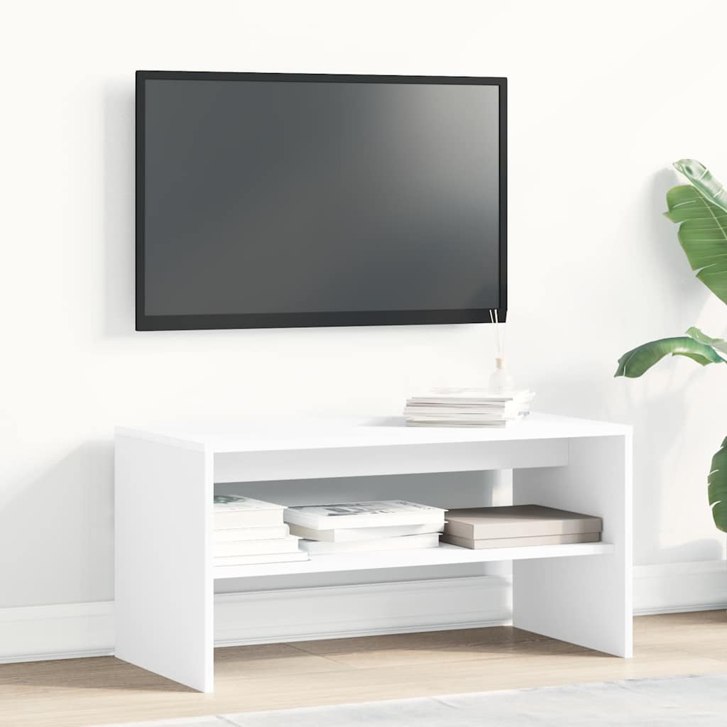 Meuble TV Blanc 80 x 40 x 40 cm Aggloméré Meubles TV vidaXL