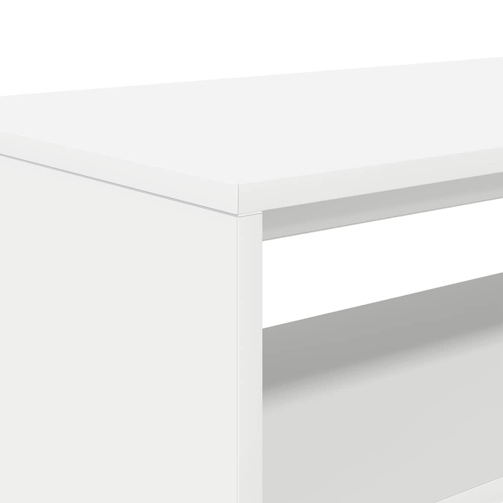 Meuble TV Blanc 80 x 40 x 40 cm Aggloméré Meubles TV vidaXL