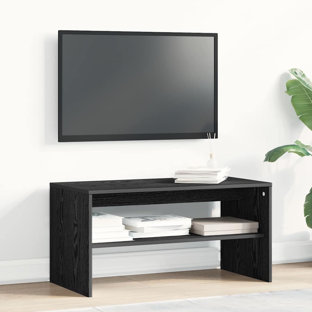Meuble TV chêne noir 80x40x40 cm bois d'ingénierie Meubles TV vidaXL