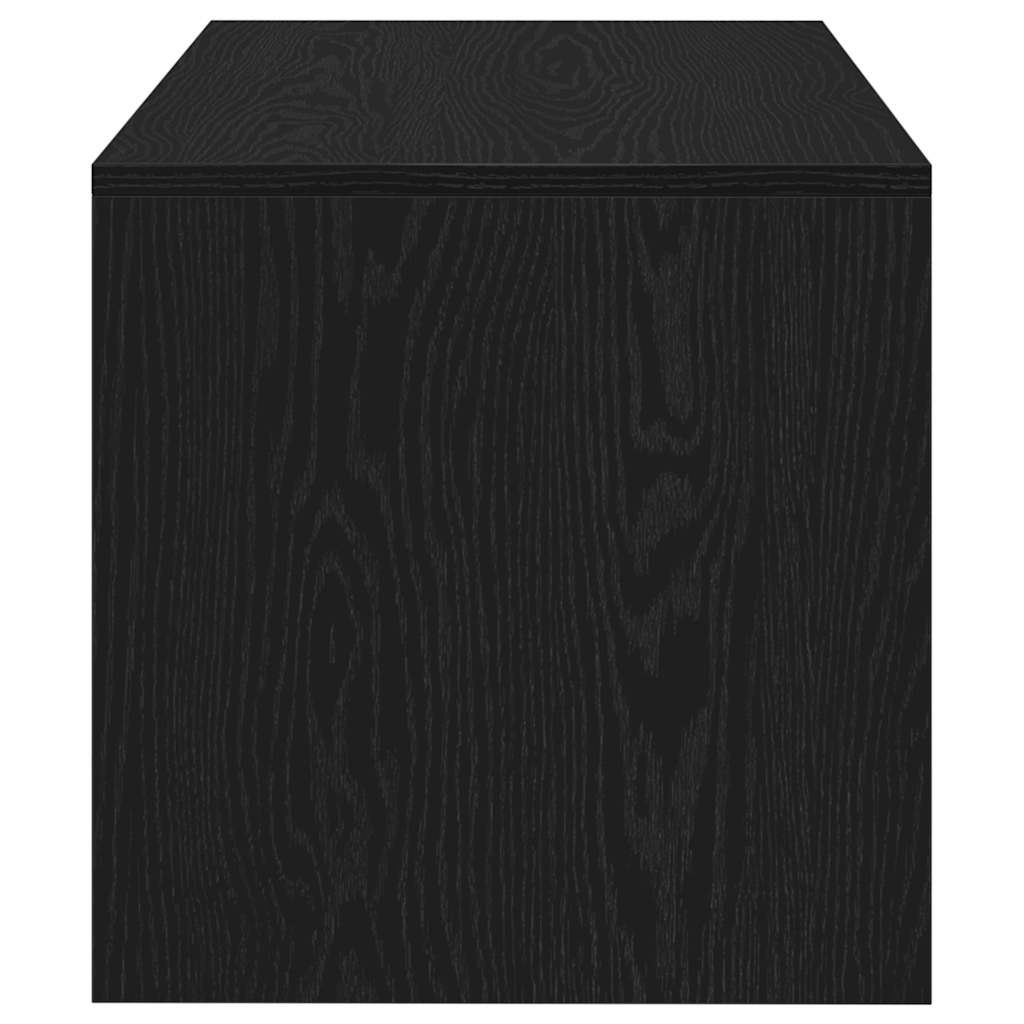 Meuble TV chêne noir 80x40x40 cm bois d'ingénierie Meubles TV vidaXL