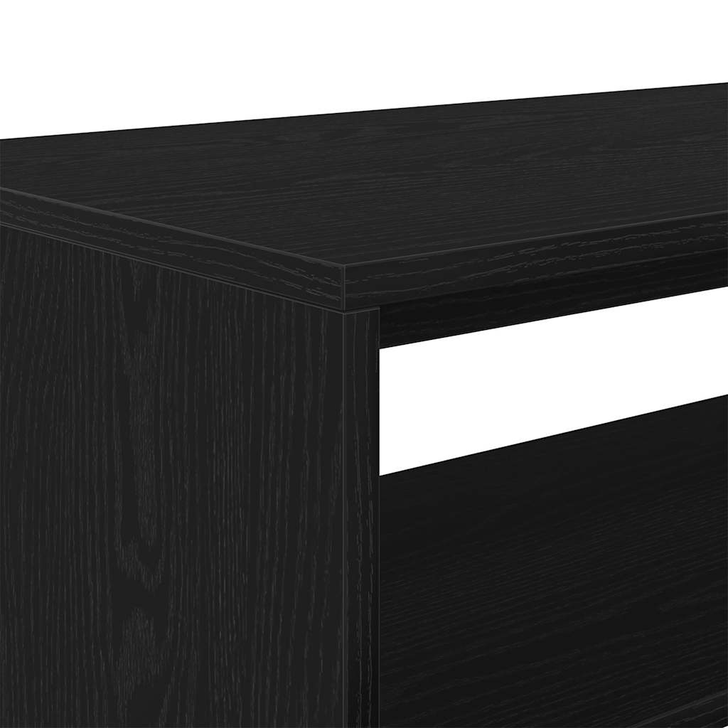 Meuble TV chêne noir 80x40x40 cm bois d'ingénierie Meubles TV vidaXL