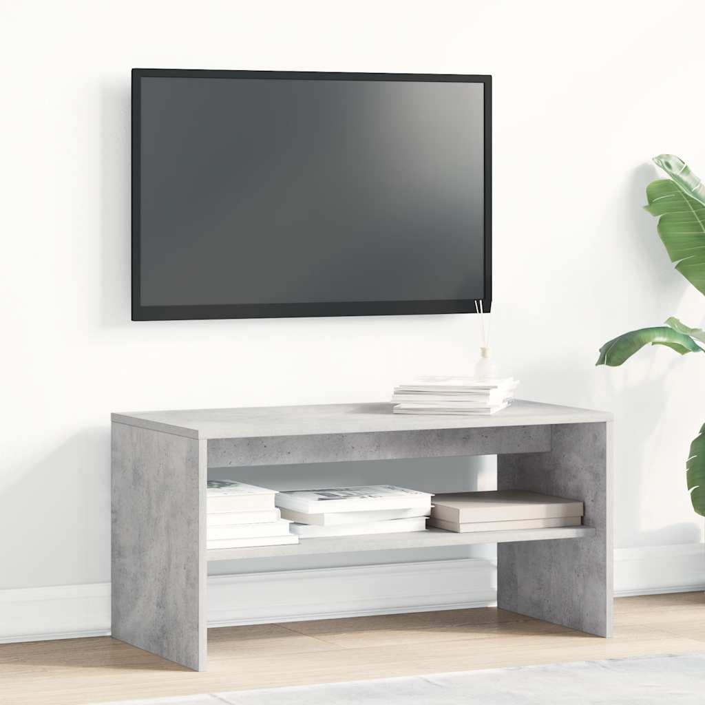 Meuble TV Gris cement 80 x 40 x 40 cm Aggloméré - XIOS