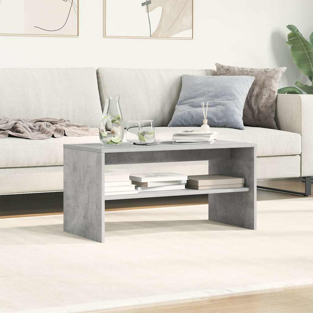 Meuble TV Gris cement 80 x 40 x 40 cm Aggloméré - XIOS