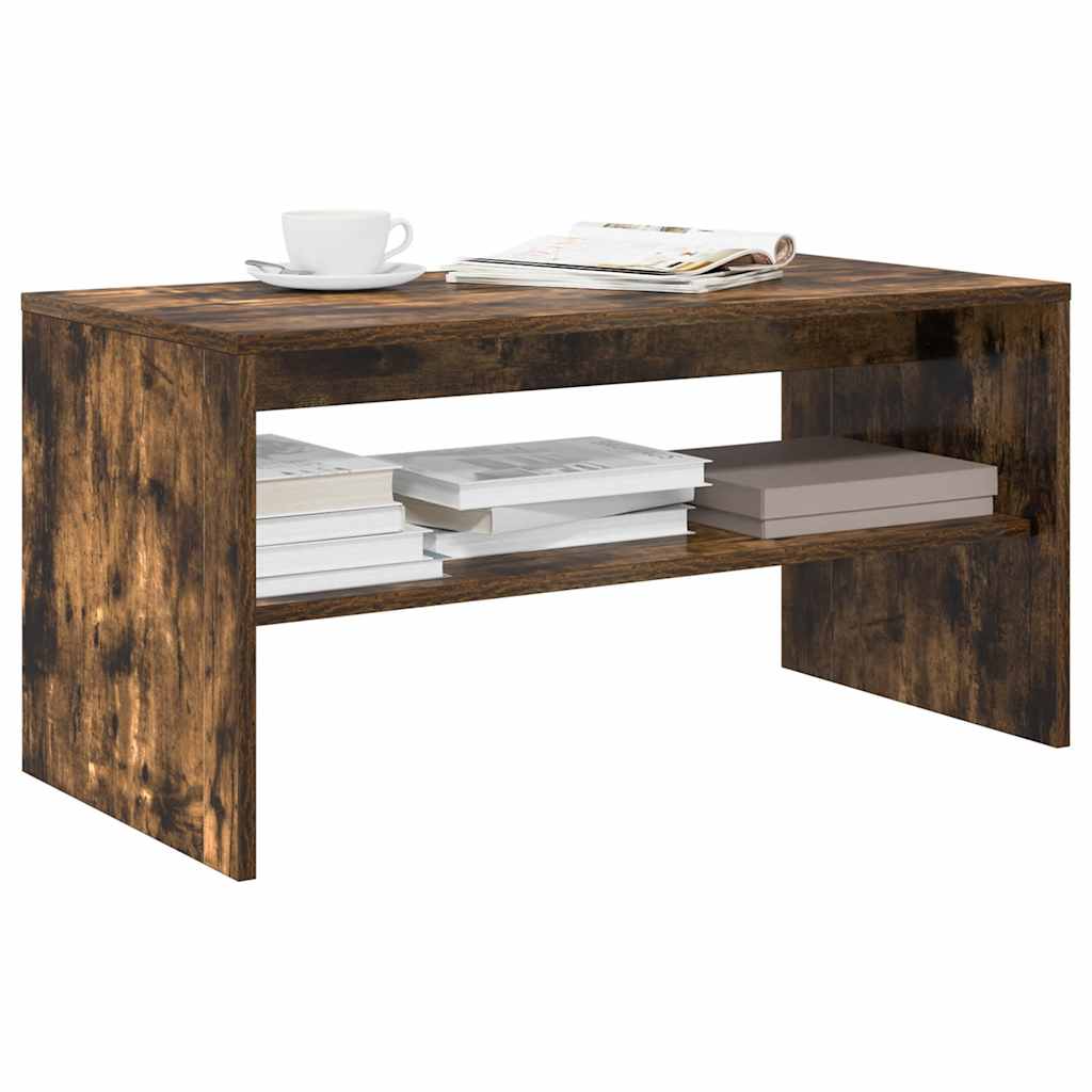 Meuble TV chêne fumé 80x40x40 cm bois d'ingénierie Meubles TV vidaXL