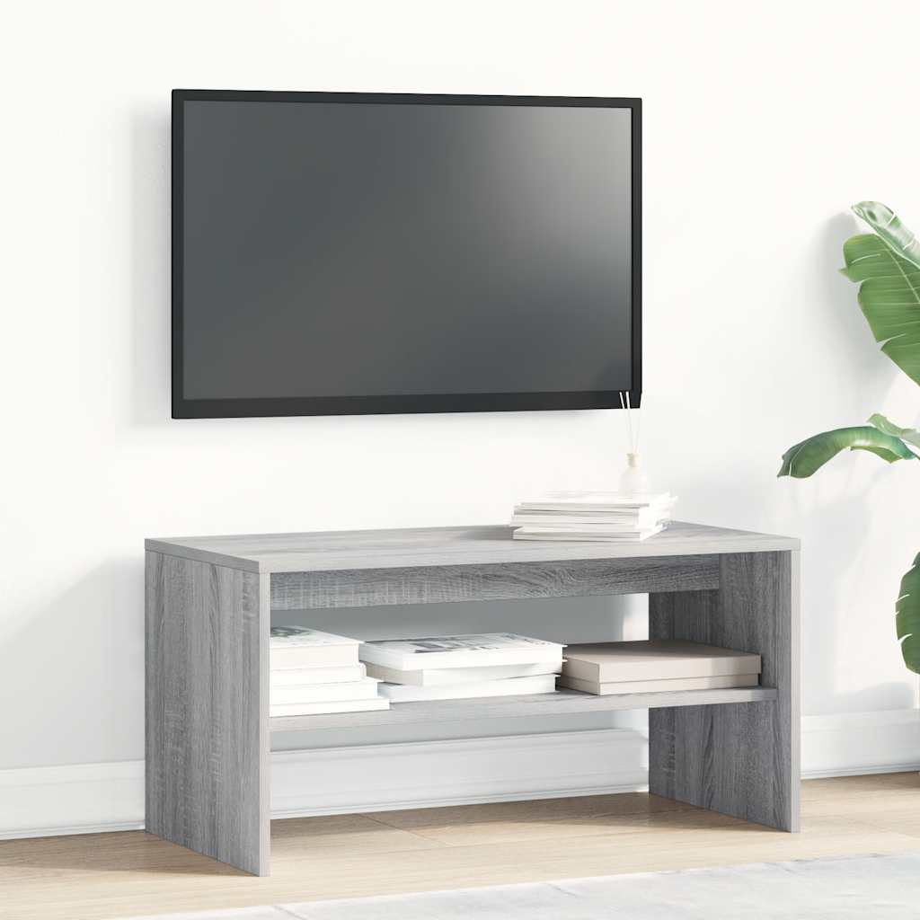 Meuble TV sonoma gris 80x40x40 cm bois d'ingénierie - XIOS