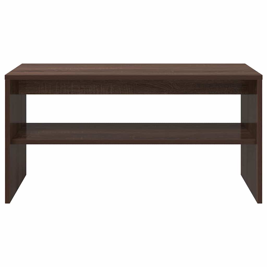 Meuble TV chêne marron 80x40x40 cm bois d'ingénierie - XIOS