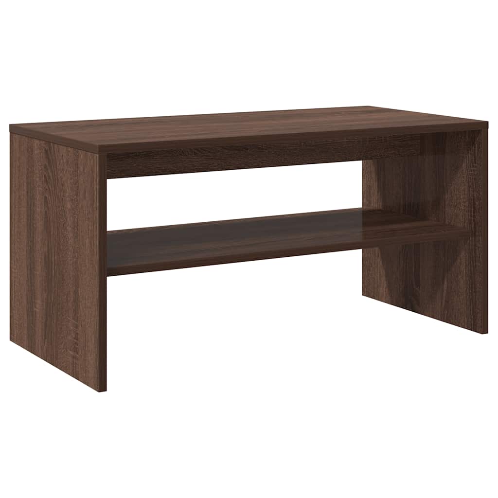 Meuble TV chêne marron 80x40x40 cm bois d'ingénierie - XIOS