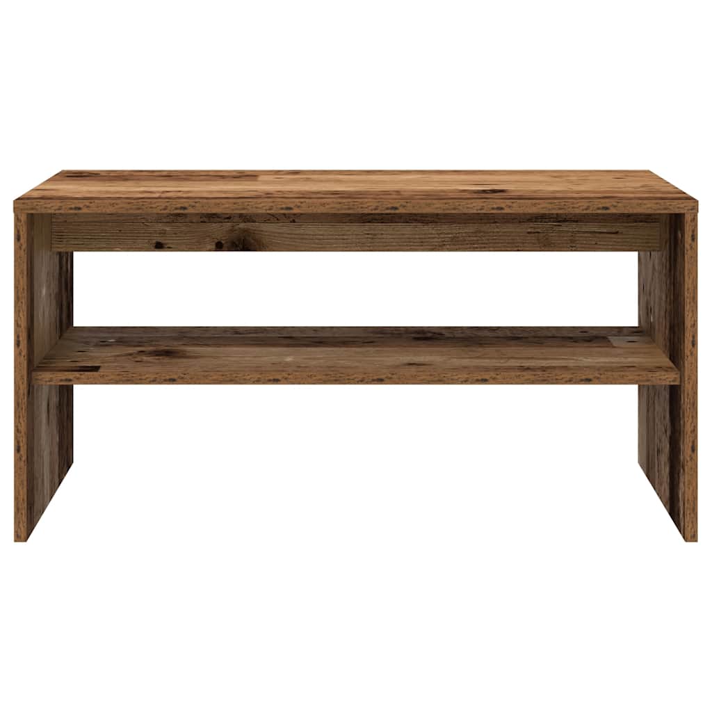 Meuble TV vieux bois 80x40x40 cm bois d'ingénierie - XIOS
