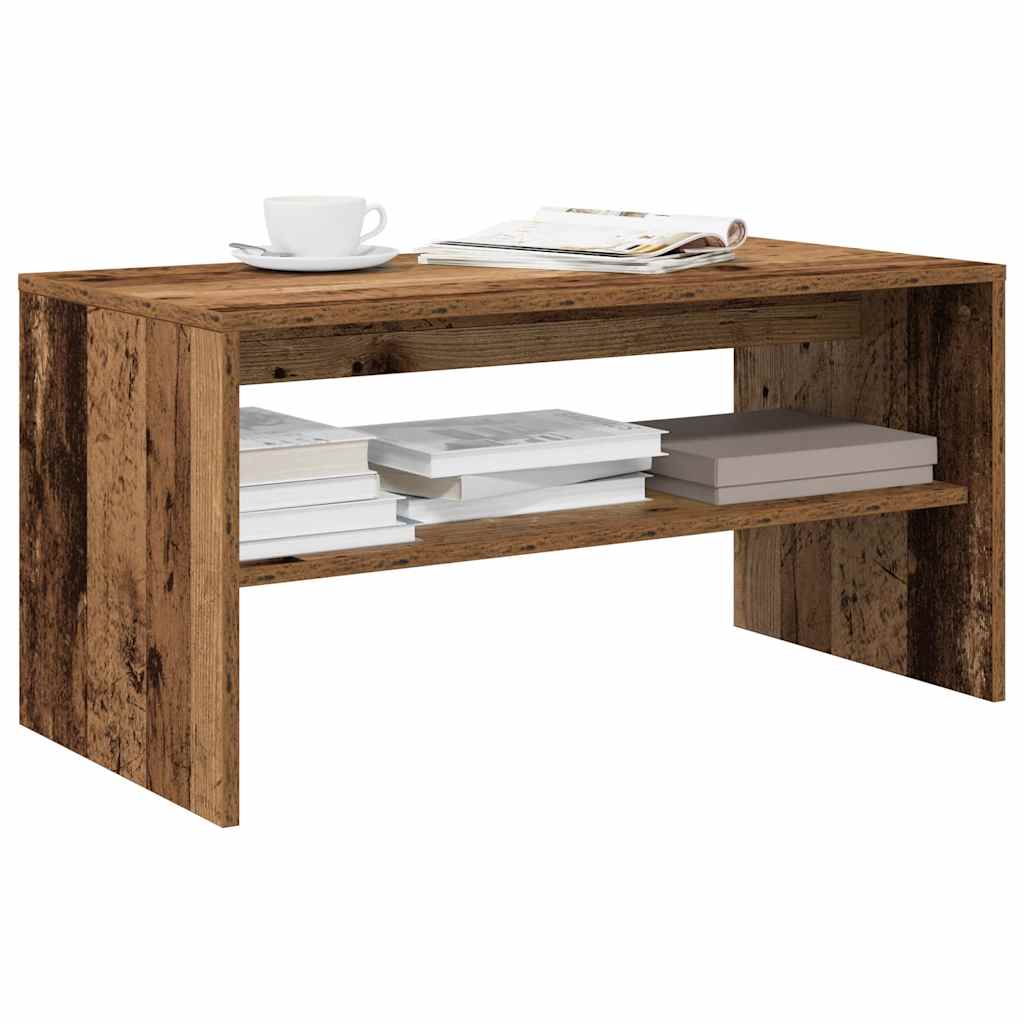 Meuble TV vieux bois 80x40x40 cm bois d'ingénierie - XIOS