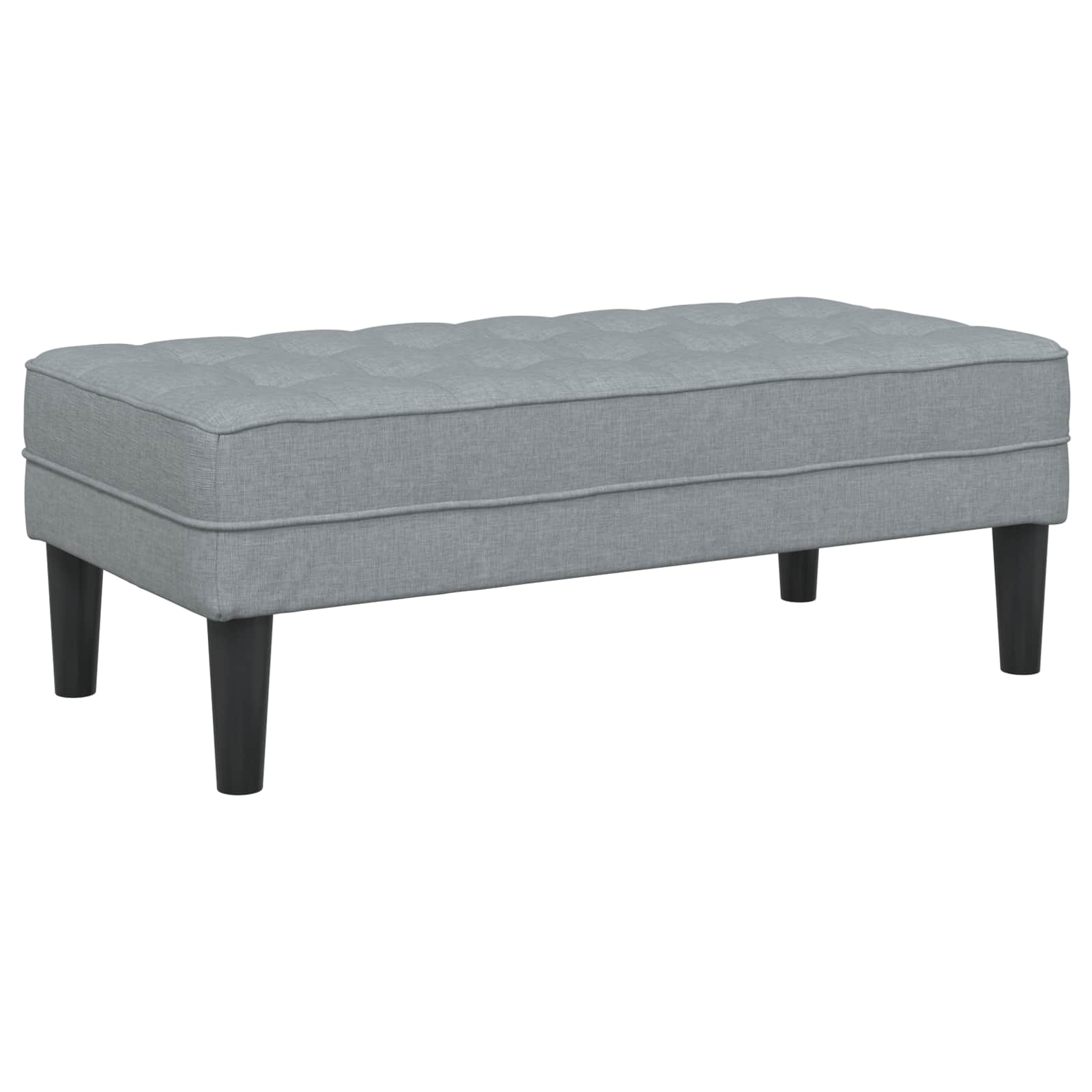 Ensemble de Canapés avec coussin 2 pcs Gris clair Polyester - XIOS