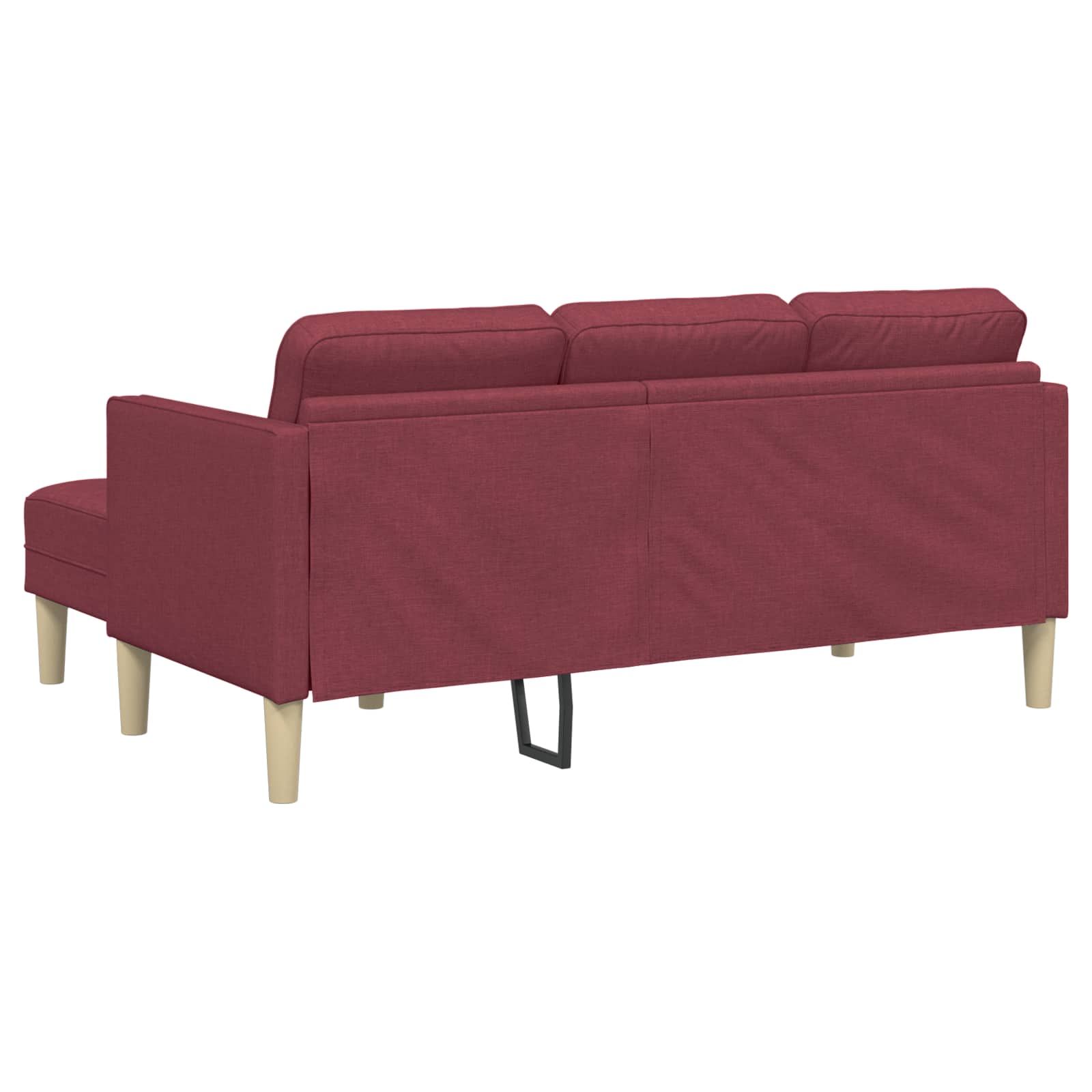 Ensemble de Canapés avec coussin 2 pcs Bordeaux Polyester - XIOS