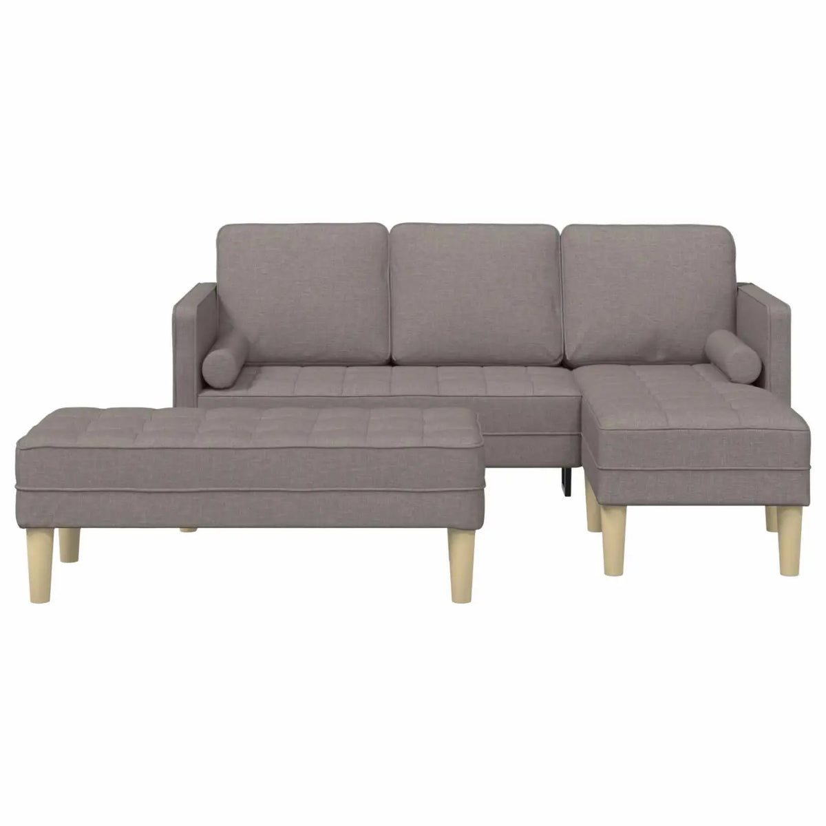 Ensemble de Canapés 2 pc Taupe Polyester - XIOS