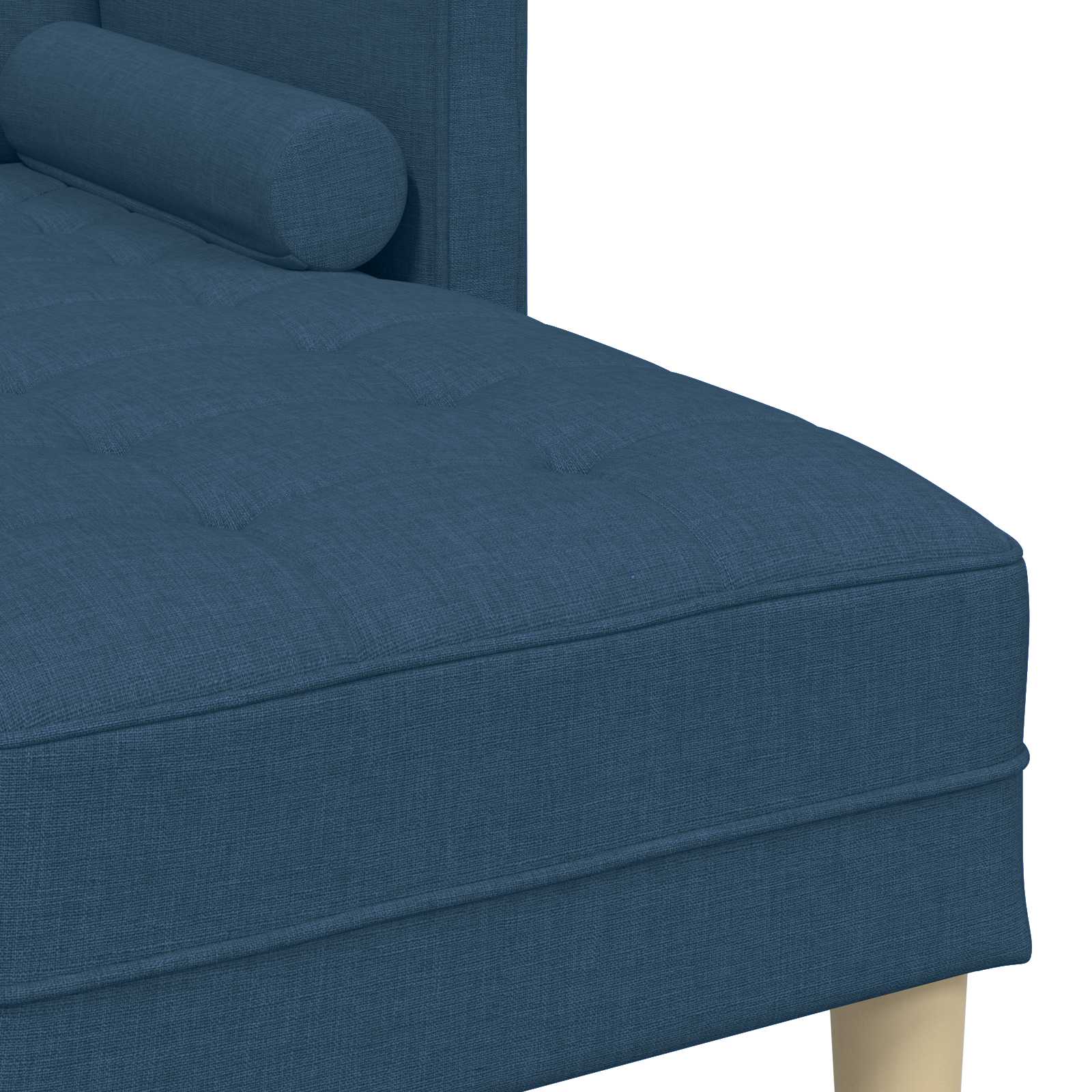 Ensemble de Canapés 2 pc Bleu Polyester