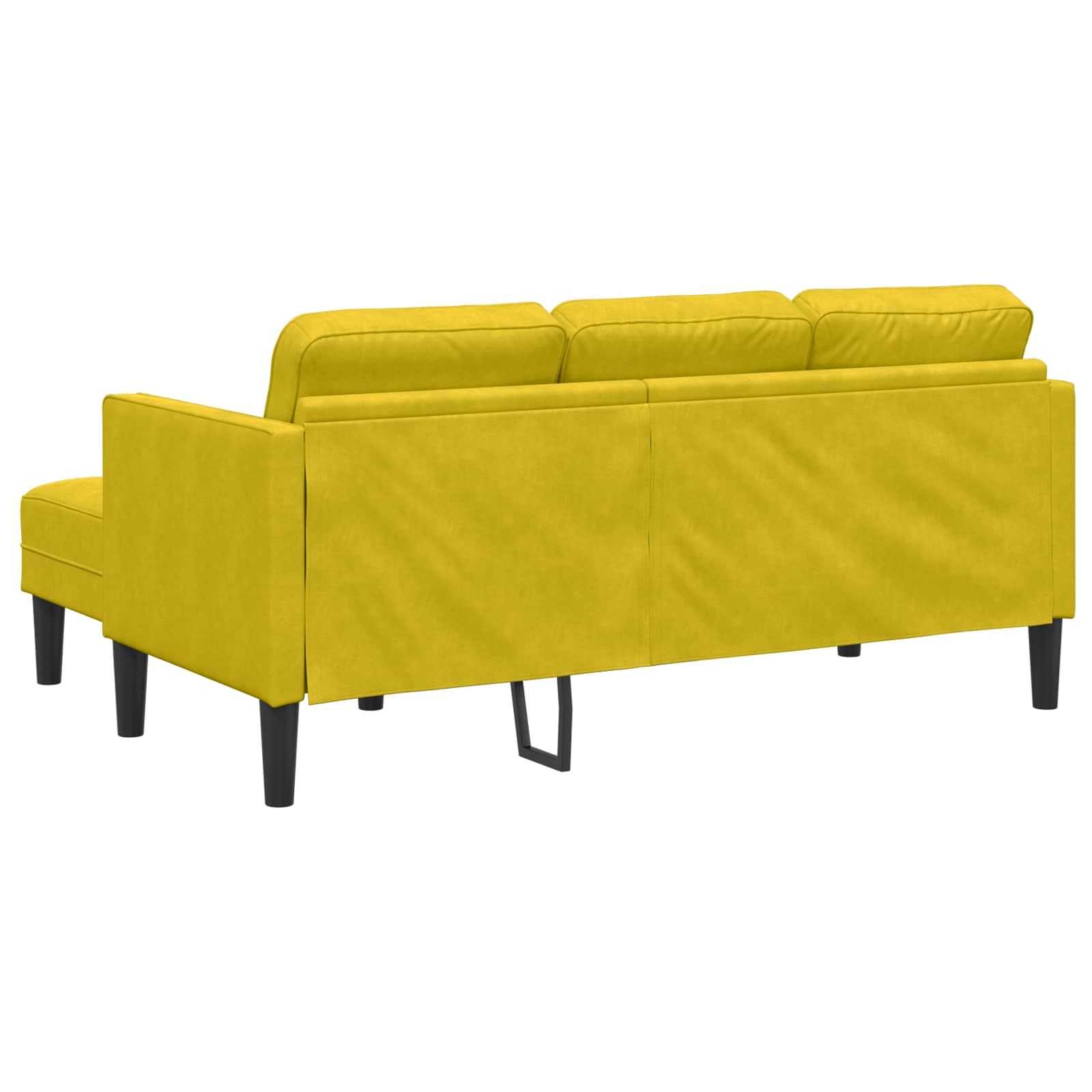 Ensemble de Canapés 2 pc Jaune Polyester