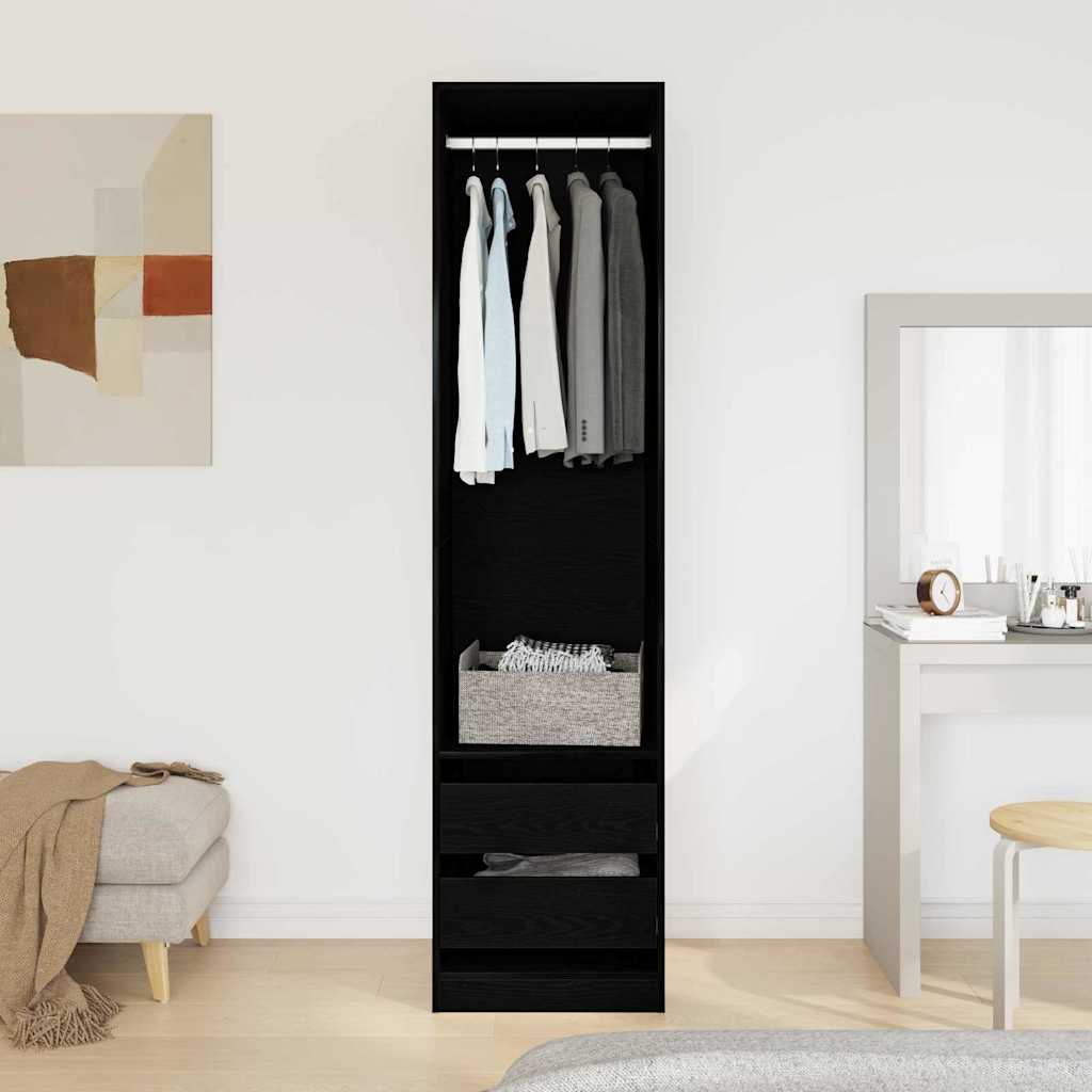 Armoire Chêne noir 50 x 50 x 200 cm Bois d'ingénierie - XIOS