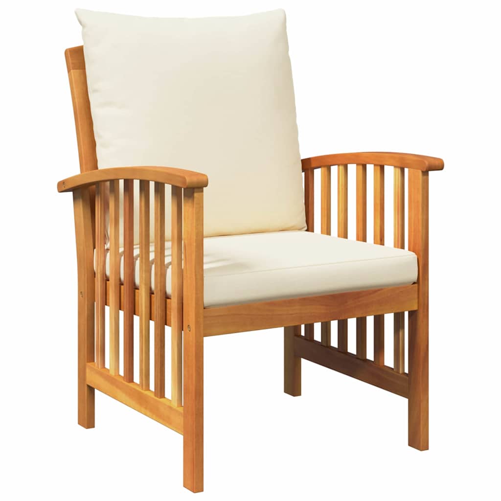 Ensemble de canapé de jardin avec coussin 3 pcs Huile Naturelle - XIOS
