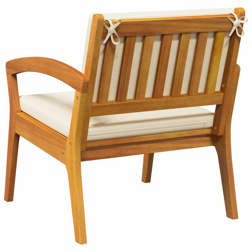 Chaise de jardin 2 pcs Huile Naturelle Bois d'Acacia Massif - XIOS