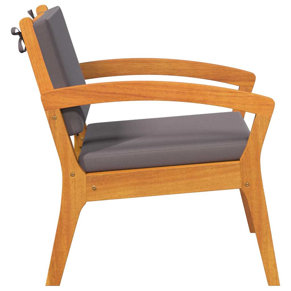 Chaise de jardin 2 pcs Huile Naturelle Bois d'Acacia Massif - XIOS