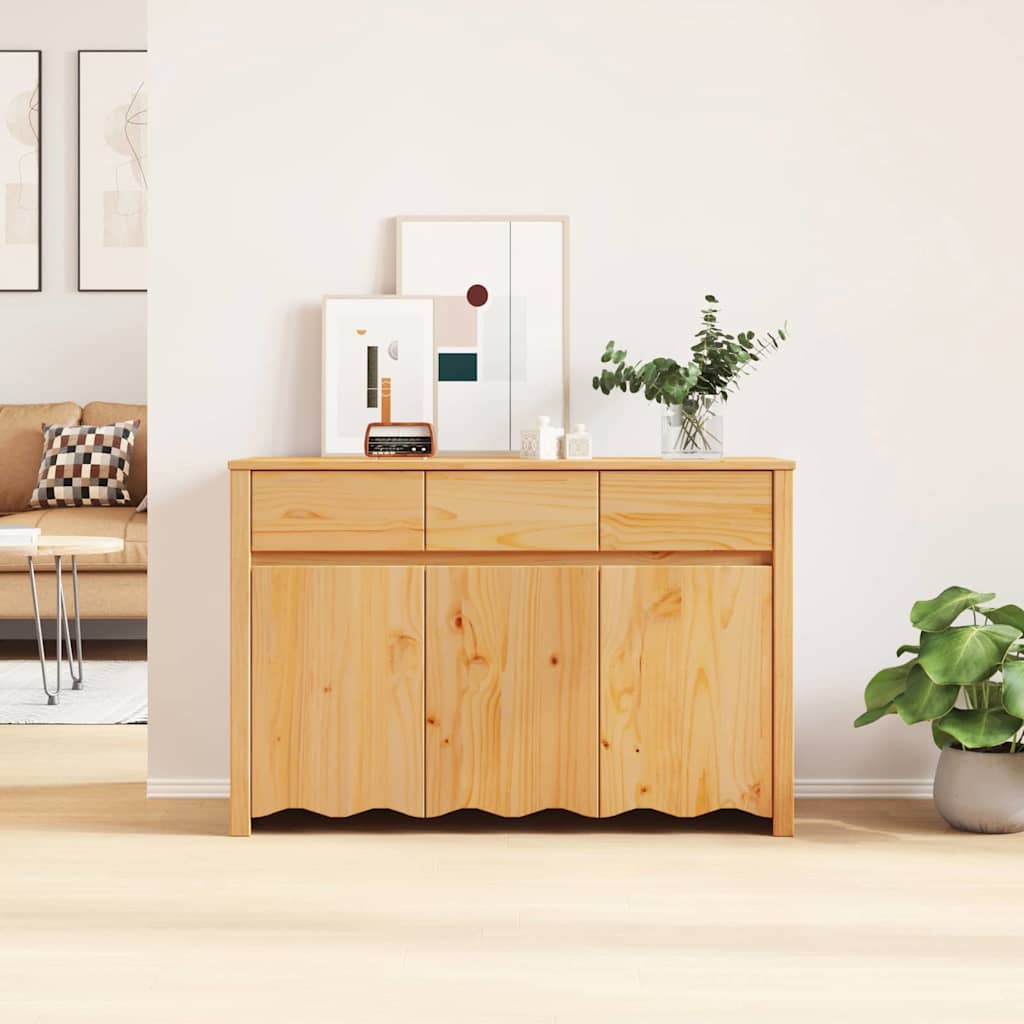 Buffet Drammen Chêne 114 x 43 x 75.5 cm Bois de pin massif - XIOS