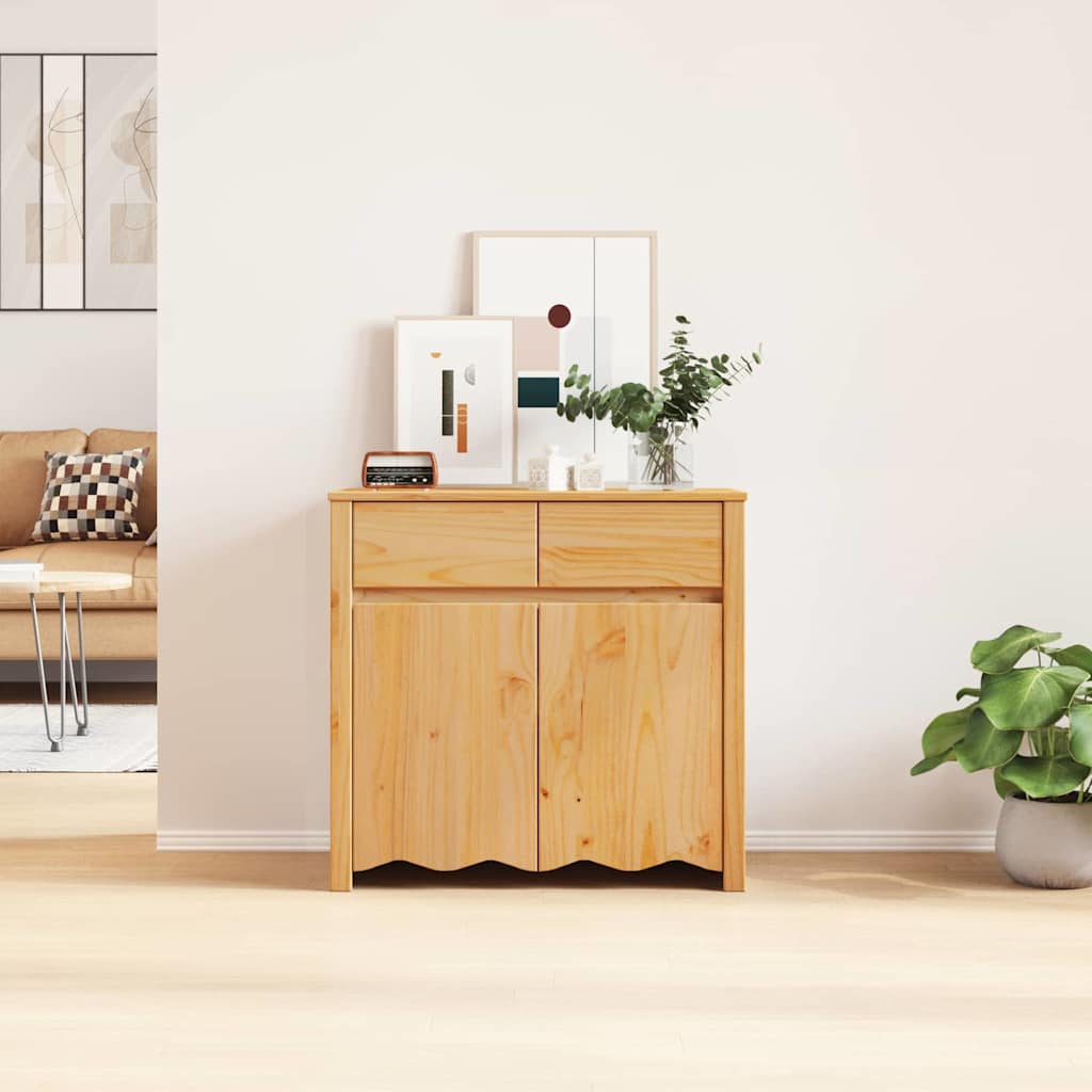 Buffet Drammen Chêne 79 x 43 x 75,5 cm Bois de pin massif - XIOS