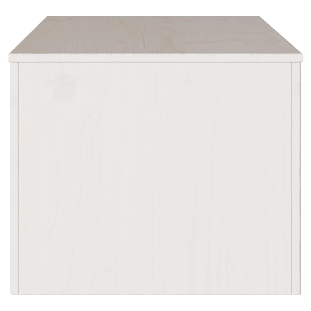 Table basse Drammen Blanc 99 x 55 x 45 cm Bois massif en pin - XIOS