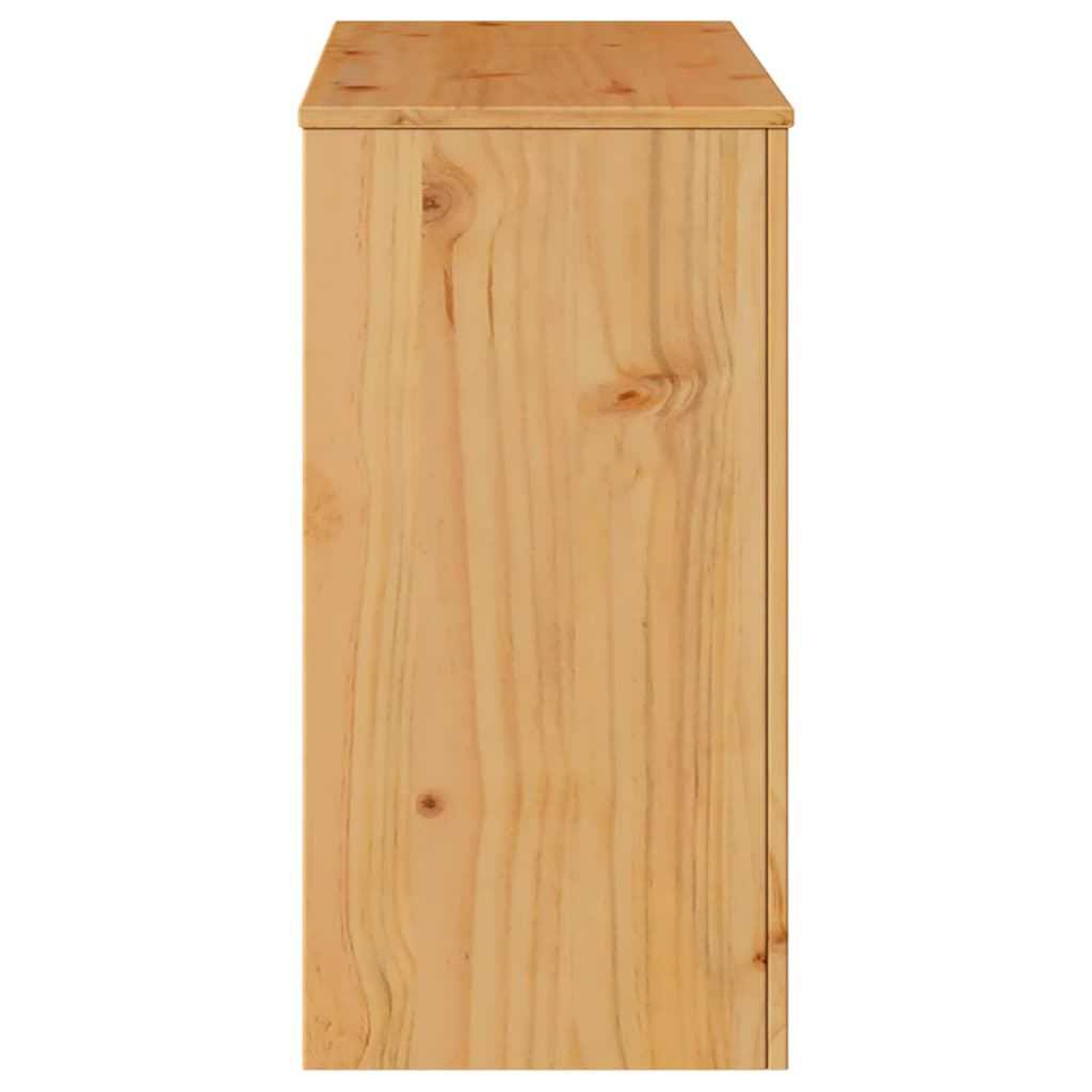 Table console avec tiroir Drammen Chêne 89.5 x 37 x 73 cm - XIOS