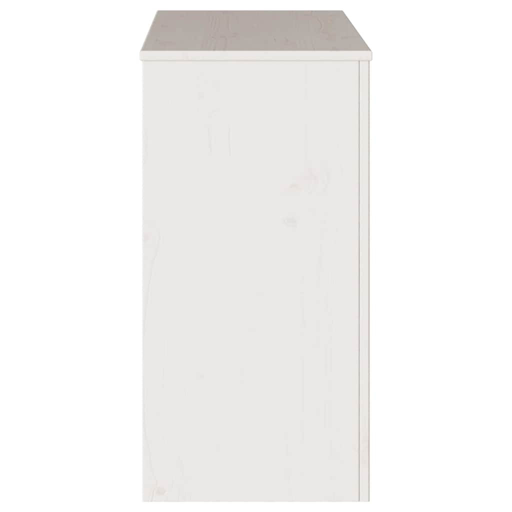 Table console avec tiroir Drammen Blanc 89.5 x 37 x 73 cm - XIOS
