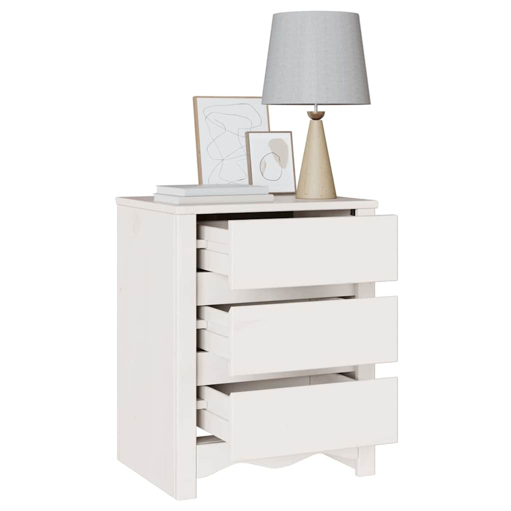 Cabinet de chevet avec tiroir Drammen Blanc 45 x 35 x 56 cm - XIOS