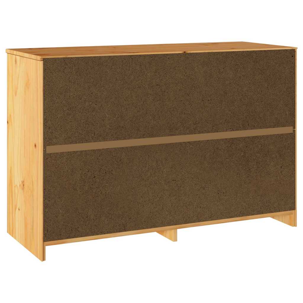 Commode Drammen Chêne 111 x 43 x 73,5 cm Bois de pin massif - XIOS