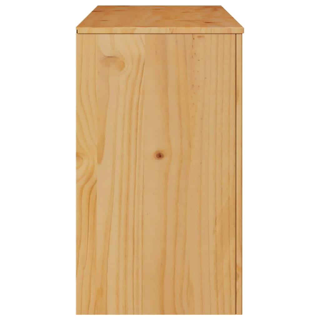 Commode Drammen Chêne 111 x 43 x 73,5 cm Bois de pin massif - XIOS