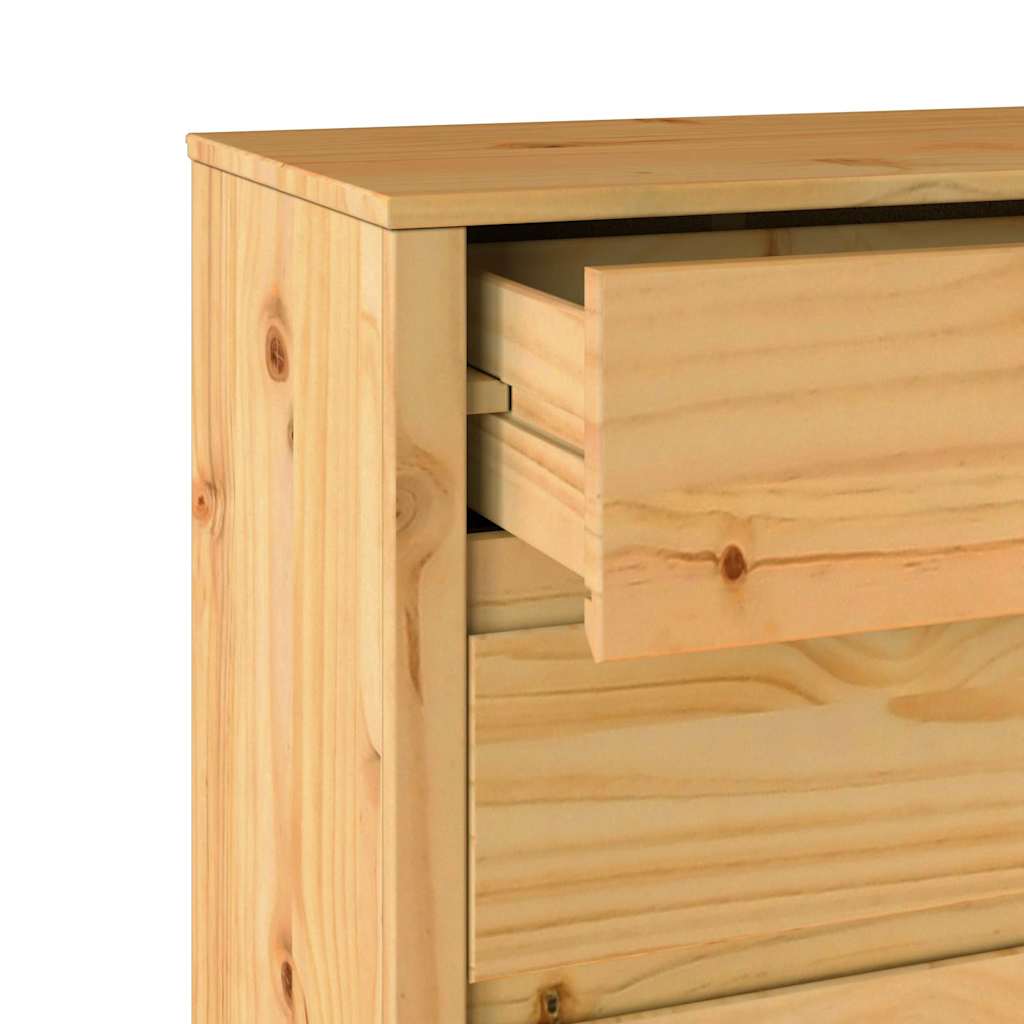 Commode Drammen Chêne 76,5 x 40 x 91 cm Bois de pin massif - XIOS