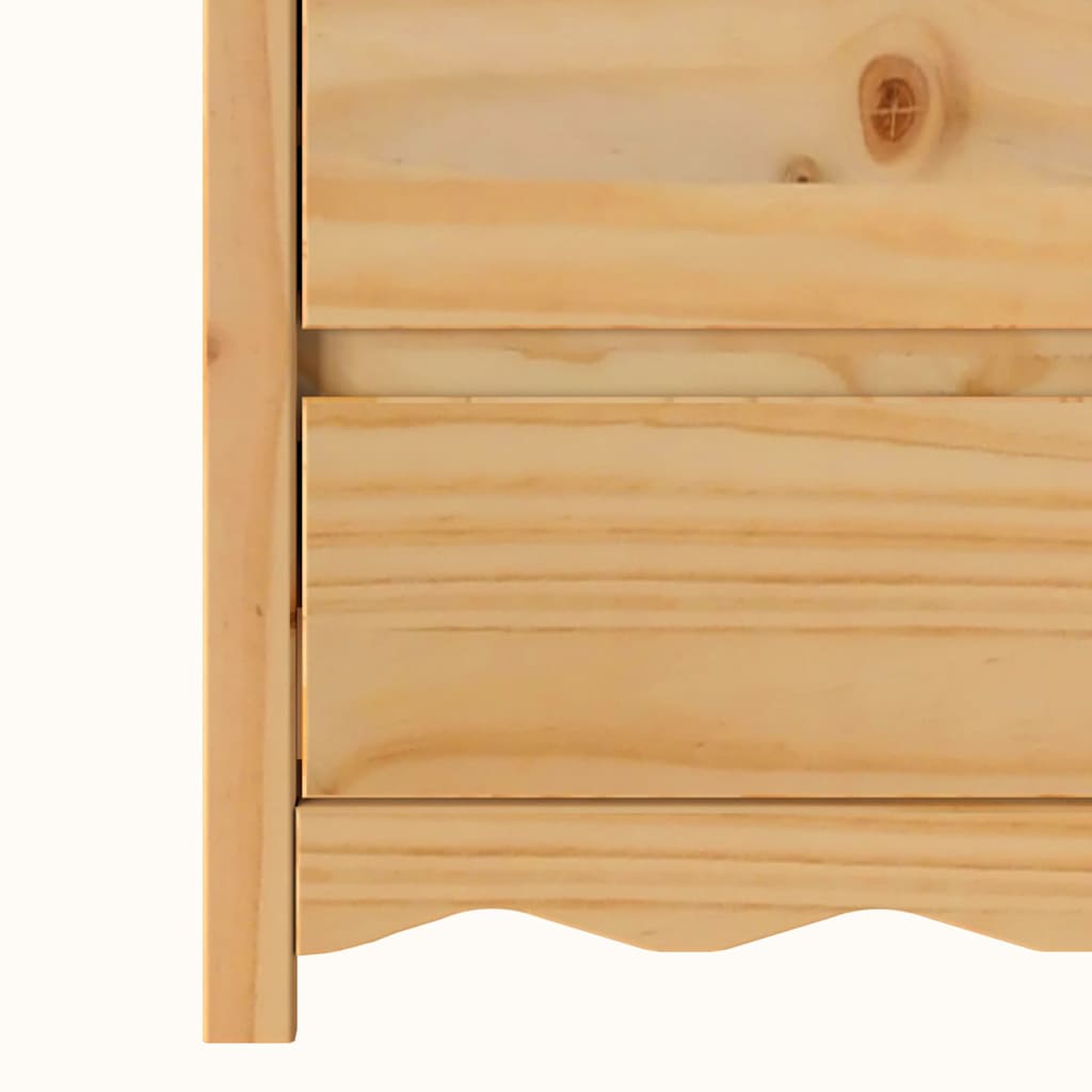 Commode Drammen Chêne 76,5 x 40 x 91 cm Bois de pin massif - XIOS