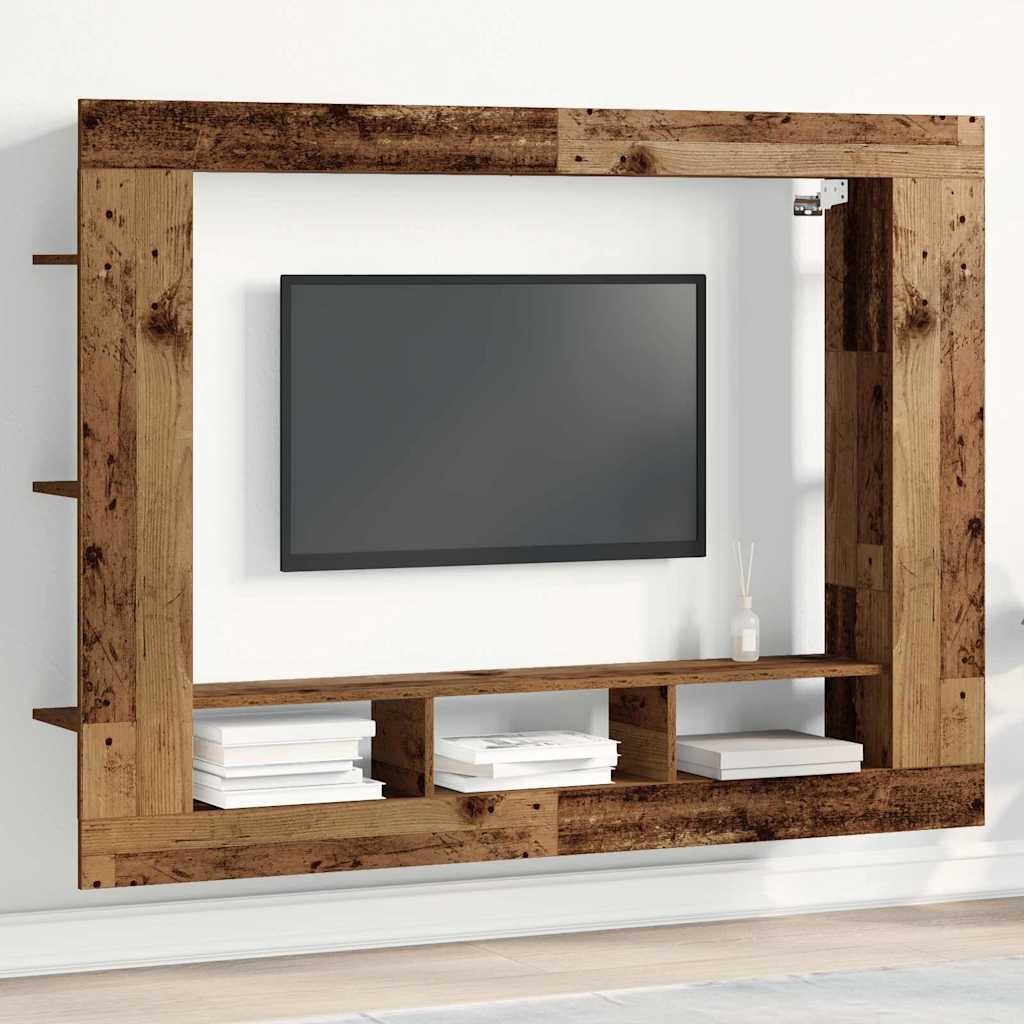Meuble TV Bois ancien 152 x 22 x 113 cm Bois d'ingénierie - XIOS