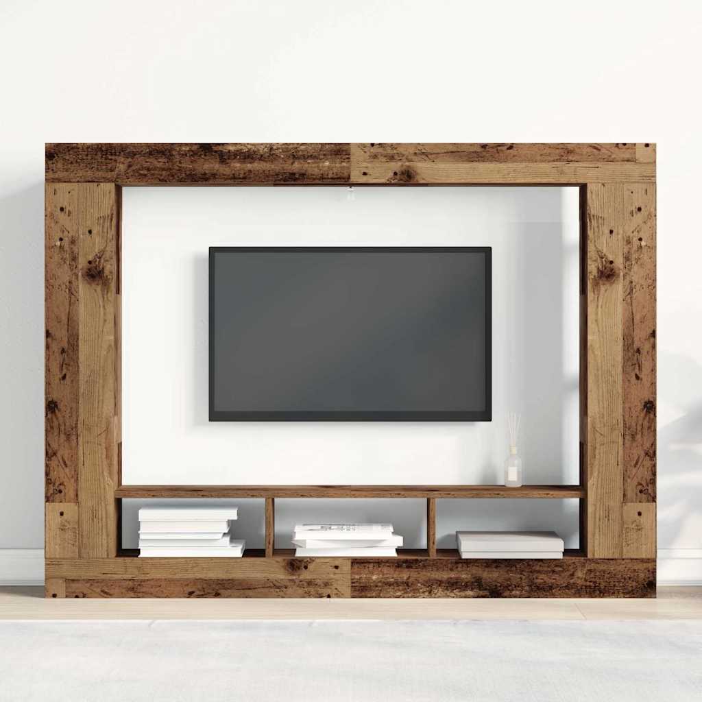 Meuble TV Bois ancien 152 x 22 x 113 cm Bois d'ingénierie - XIOS