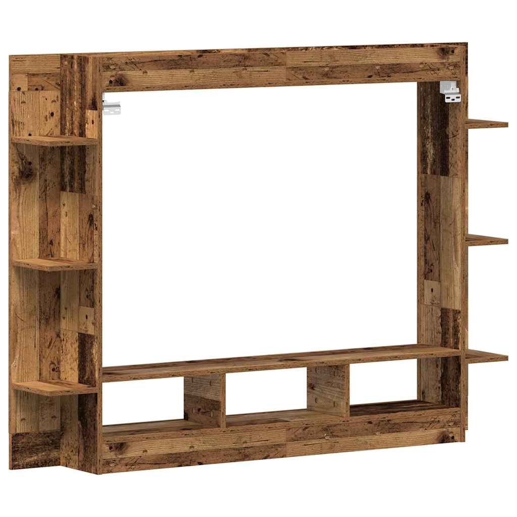 Meuble TV Bois ancien 152 x 22 x 113 cm Bois d'ingénierie - XIOS