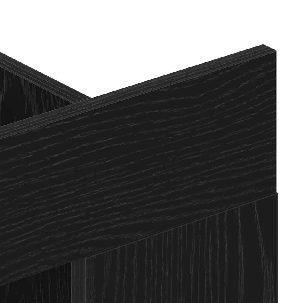 Meuble TV Chêne noir 152 x 22 x 113 cm Bois d'ingénierie - XIOS