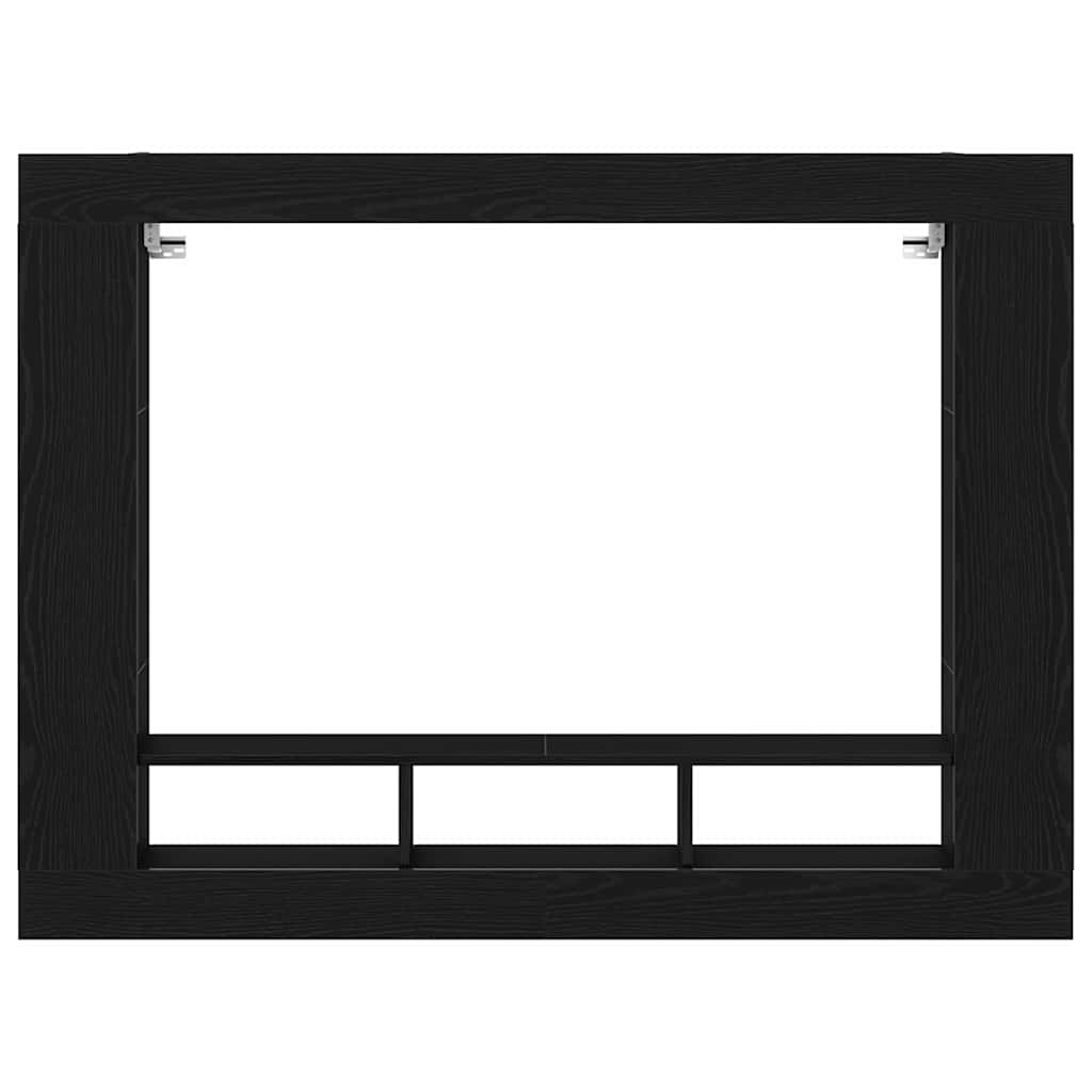Meuble TV Chêne noir 152 x 22 x 113 cm Bois d'ingénierie - XIOS