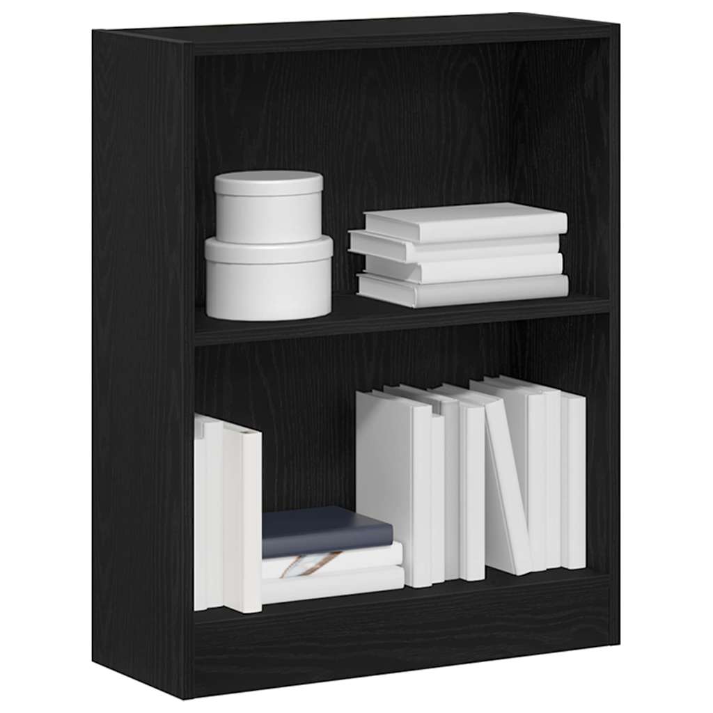 Meuble à Livres Noir 60 x 24 x 76 cm Bois d'ingénierie - XIOS