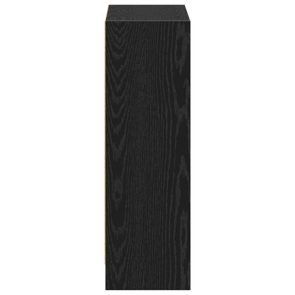 Meuble à Livres Noir 60 x 24 x 76 cm Bois d'ingénierie - XIOS