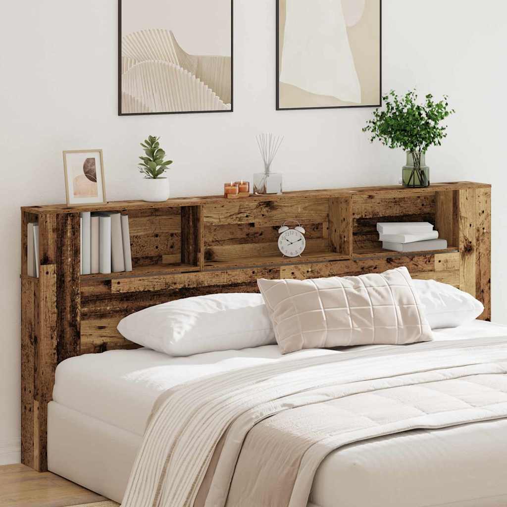 Cabinet de Tête de Lit 220 x 18,5 x 104,5 cm Bois d'ingénierie - XIOS