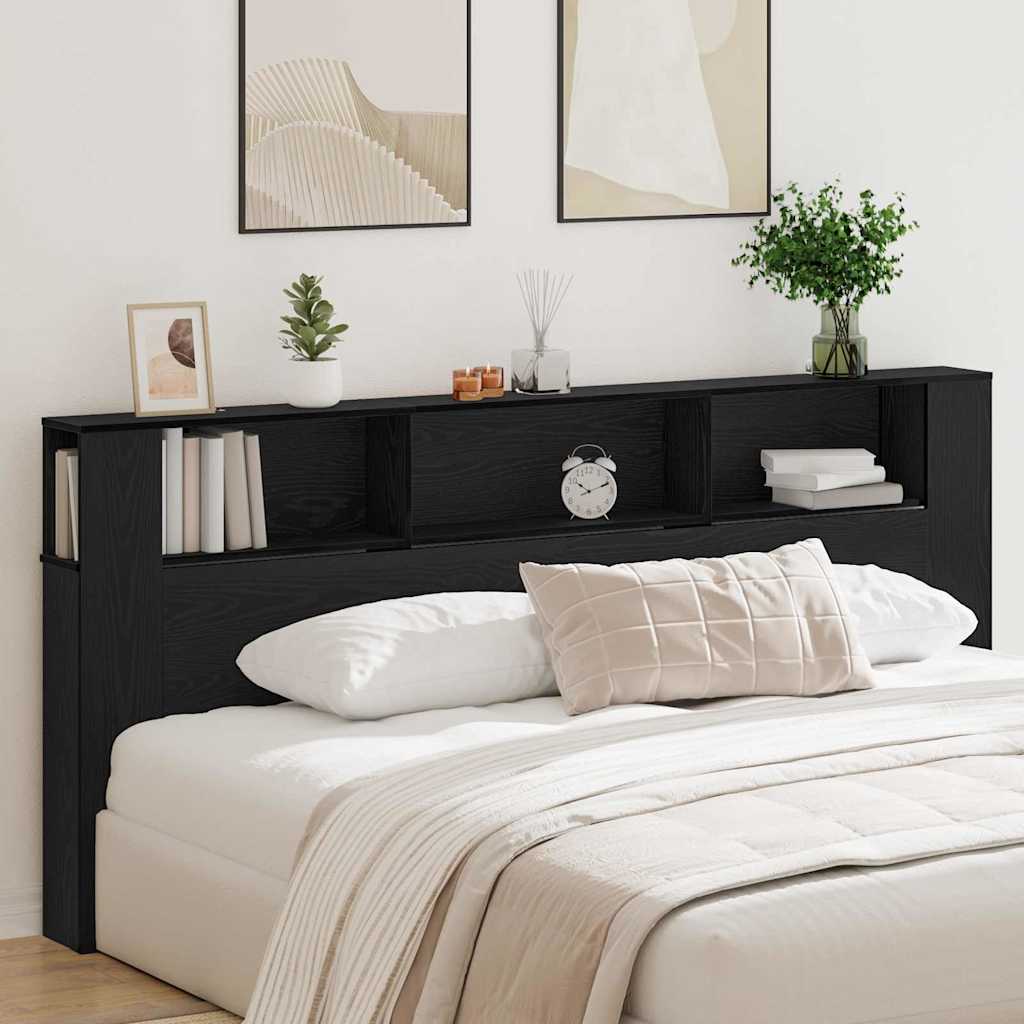 Cabinet de Tête de Lit 220 x 18,5 x 104,5 cm Bois d'ingénierie - XIOS