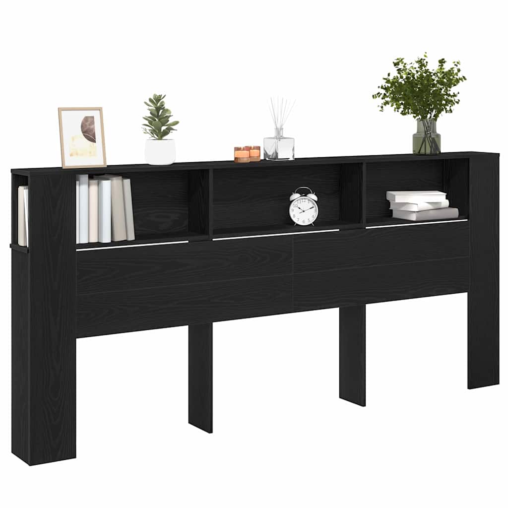 Cabinet de Tête de Lit 220 x 18,5 x 104,5 cm Bois d'ingénierie - XIOS