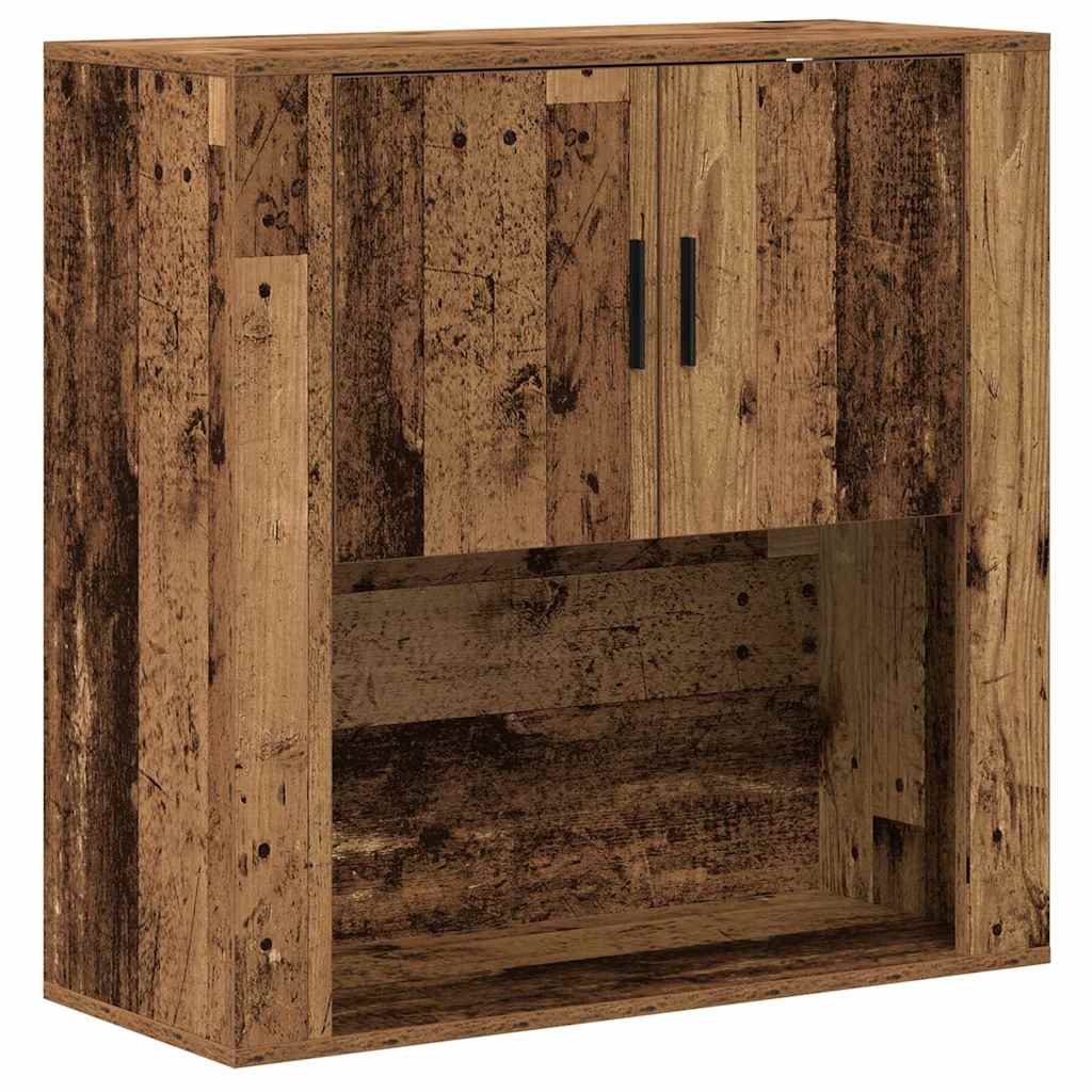 Meuble mural Bois ancien 80 x 33 x 80 cm Bois d'ingénierie - XIOS