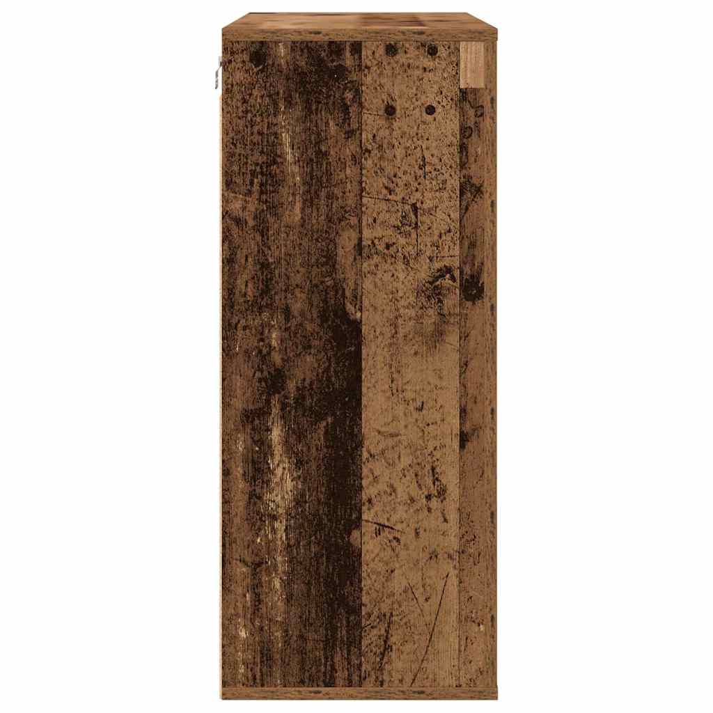 Meuble mural Bois ancien 80 x 33 x 80 cm Bois d'ingénierie - XIOS